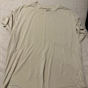 Lululemon Modal silk front tie tee